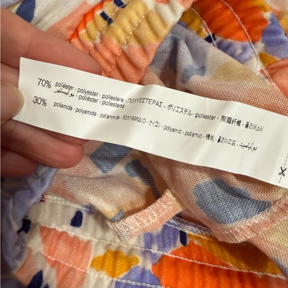 Zara 2 Piece Short/Shirt Set Fun Print Women’s Size Small - Picture 7 of 8